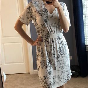 Retro Flower Printed Dress